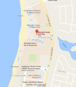 mapa do marriott surf club